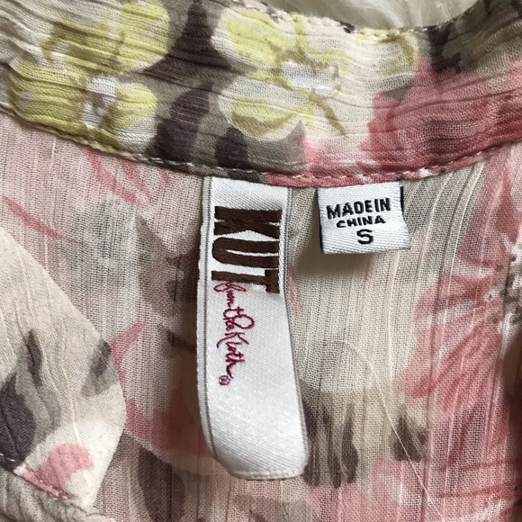 Kut from Kloth Floral Print Button Up Blouse - Picture 11 of 16